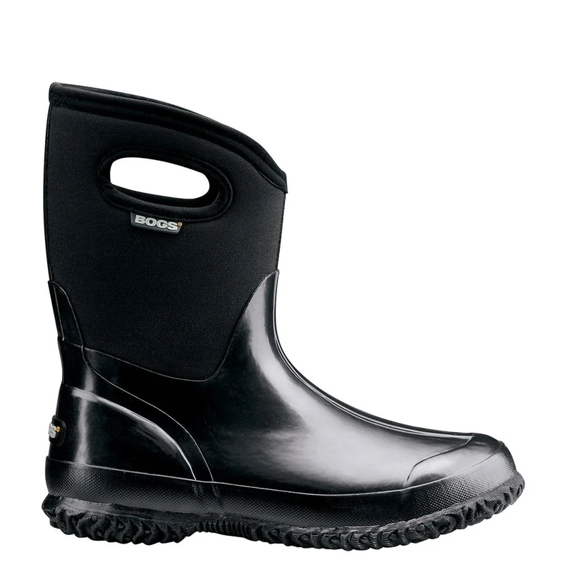 Bogs Women's Classic Mid Waterproof Boot, Black, 10 UK (12 US) (43 EU)