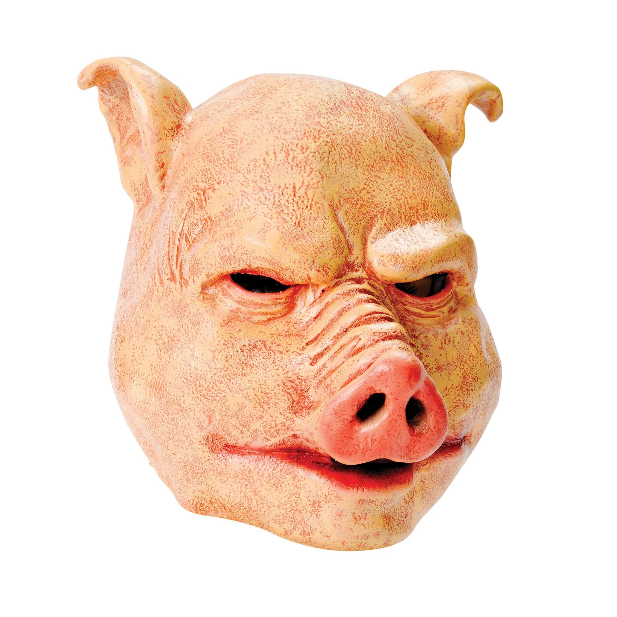 Pink Rubber Latex Horror Pig Mask, Pack of 1 - Realistic Costume Accessory for Halloween, Cosplay Events, & More Halloween Halloween