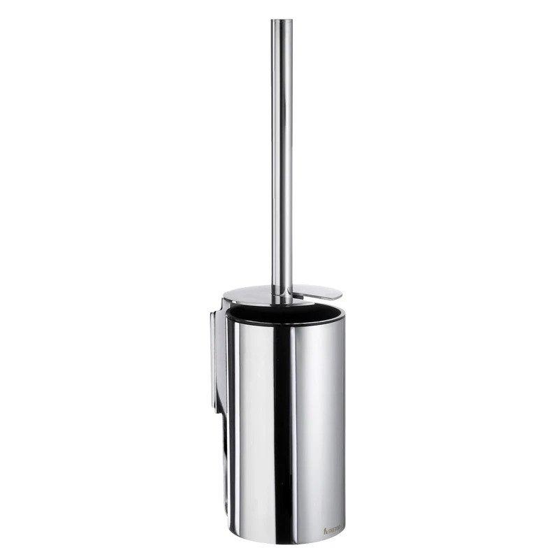 Smedbo Toilet Brush Wallmount, Polished Chrome ZK332 Pool, Silver, 9.5 x 11.5 x 40.6 cm