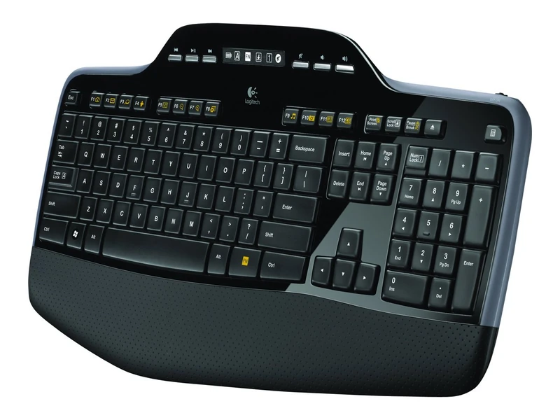 Logitech MK710 Wireless Keyboard and Mouse Combo, QWERTY Spanish Layout - Black - Image 1