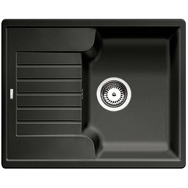 BLANCO ZIA 40 S – Rectangular Granite Kitchen Sink for 40 cm Wide Base Units – Made of SILGRANIT – Grey – 516918