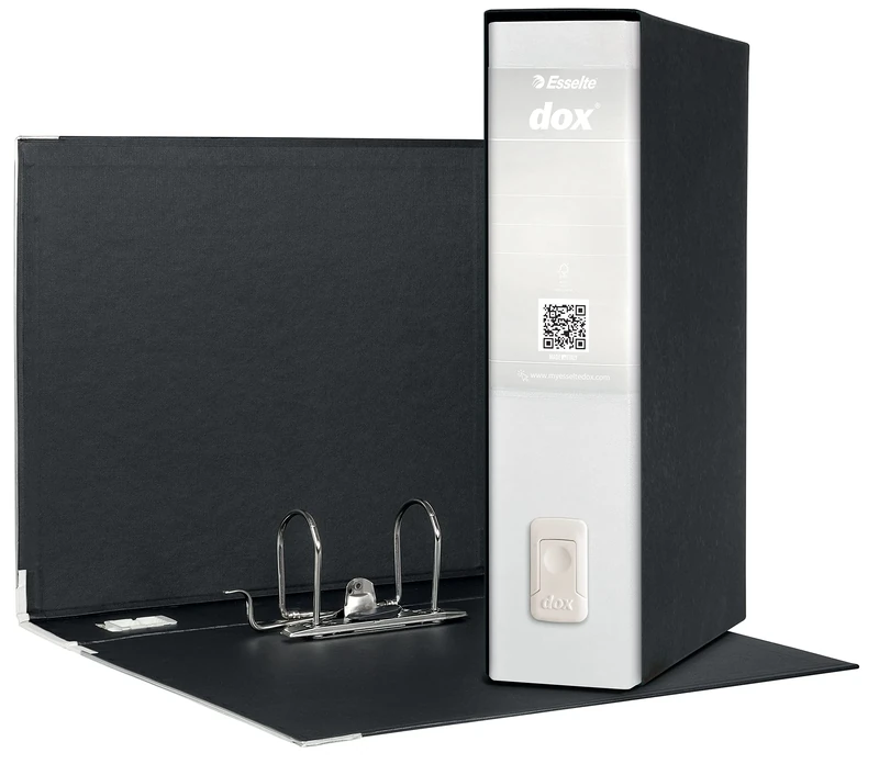 Rexel DOX A4 Ring Binder 2 Lever Folder Foolscap White
