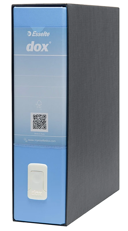 Rexel DOX A4 Ring Binder 2 Lever Folder Foolscap Blue