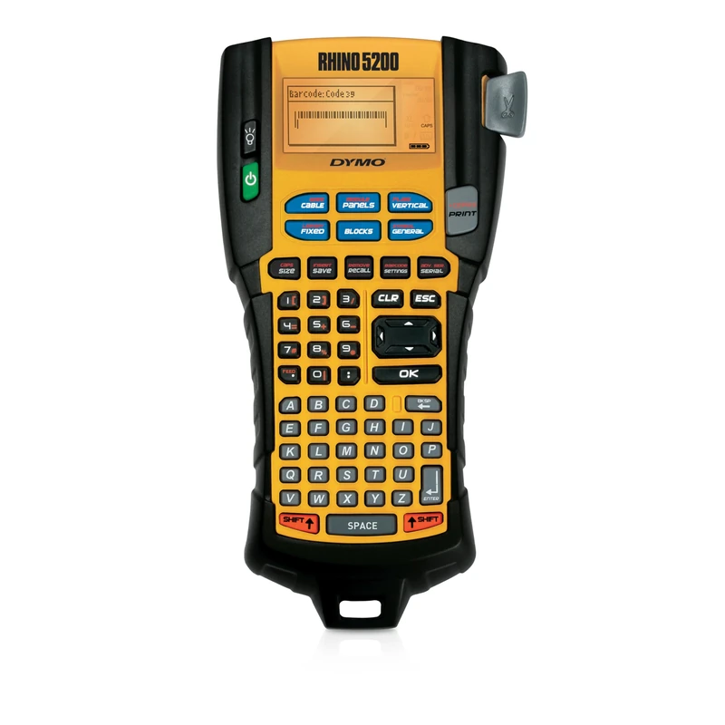 Dymo Rhino 5200 Industrial Label Maker | ABC Keyboard | Labelling Machine for Warehouses, Labs and other Industrial Settings