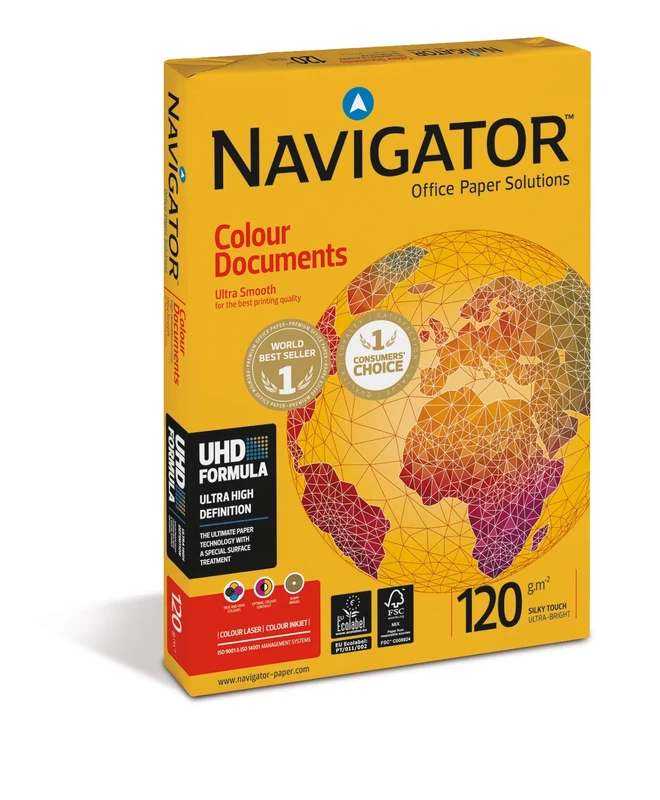 Navigator Premium White Paper A3 120gsm 4 x 500 Sheets