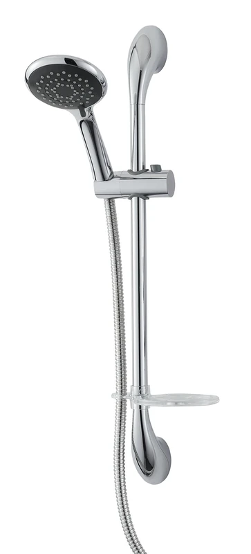 Triton Showers Riser Rail | Shower Slider Rail| Shower Pole Holder | Deluxe | Chrome | Easy to Fit Shower Rail