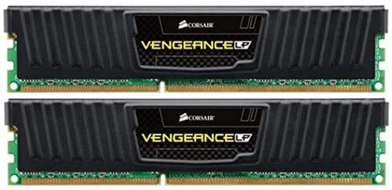Corsair CML8GX3M2A1600C9 Vengeance Low Profile 8GB (2x4GB) DDR3 1600 Mhz CL9 XMP Performance Desktop Memory Kit Black