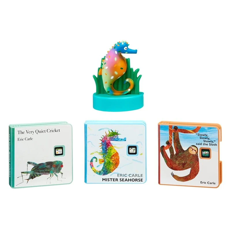 little tikes World of Eric Carle Swim, Climb, Crawl Collection for Story Dream Machine - 3 Stories & 1 Character, Storytime Books with Audio Play Character, For Boys and Girls Ages 3+