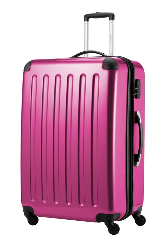 Hauptstadtkoffer® · Hard-Side Suitcase Magenta high Gloss · Dimension ca. 75 x 52 x 32 cm + 4 cm Volume Expansion · max. 130 Liter Volume