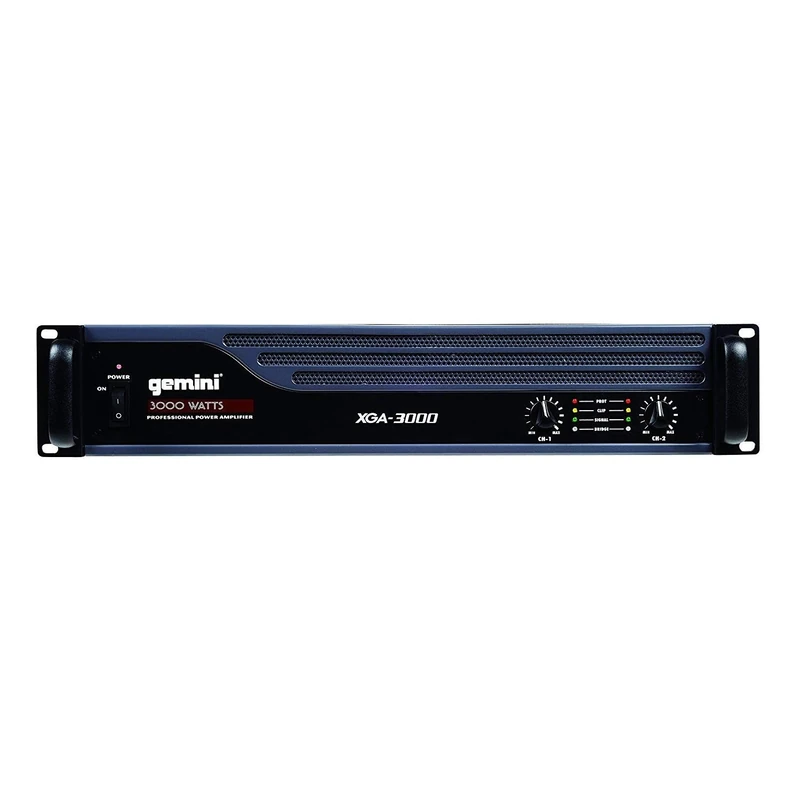 Gemini XGA-3000 Bridgeable PA Amplifier with Limiter 3000W