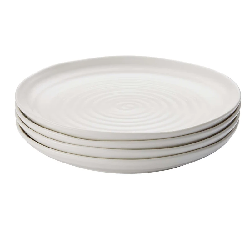 Portmeirion Home & Gifts CPW76530-X Round Buffet Plate, Porcelain, White, 22 x 22 x 0.02 cm