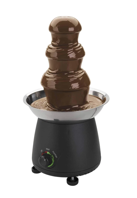 Lacor 69318 190 W Chocolate Fountain, Small, 30 x 16 x 30 cm, Black