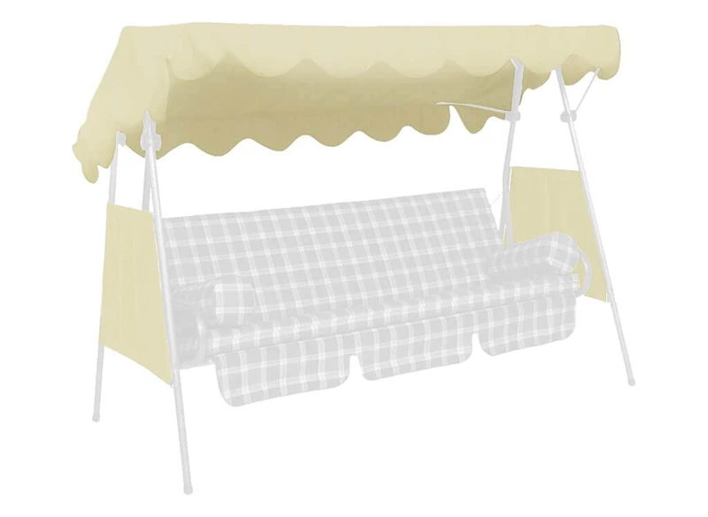 Angerer canopy for garden swing polyethylene 200 x 120 cm, colour Beige (swing not included)