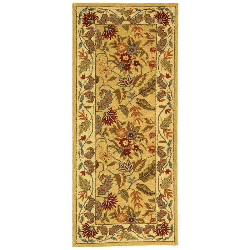 Safavieh Traditional Rug for Living Room, Dining Room, Bedroom - Chelsea Collection, Short Pile, in Ivory, 66 x 112 cm