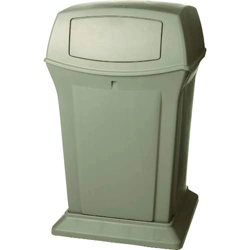 Rubbermaid Commercial Products Ranger Classic Waste Bins with 2 Door Top 170.3 Litre Beige FG917188BEIG