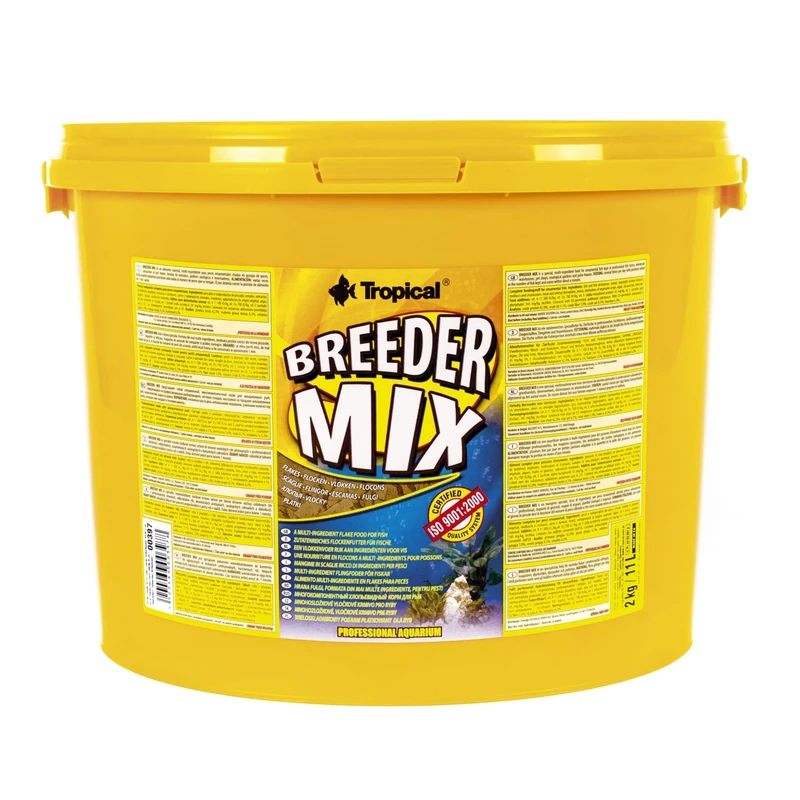 BREEDER MIX 11L / 2kg - multi-ingredient flakes for daily feeding of ornamental fish in professional breeding
