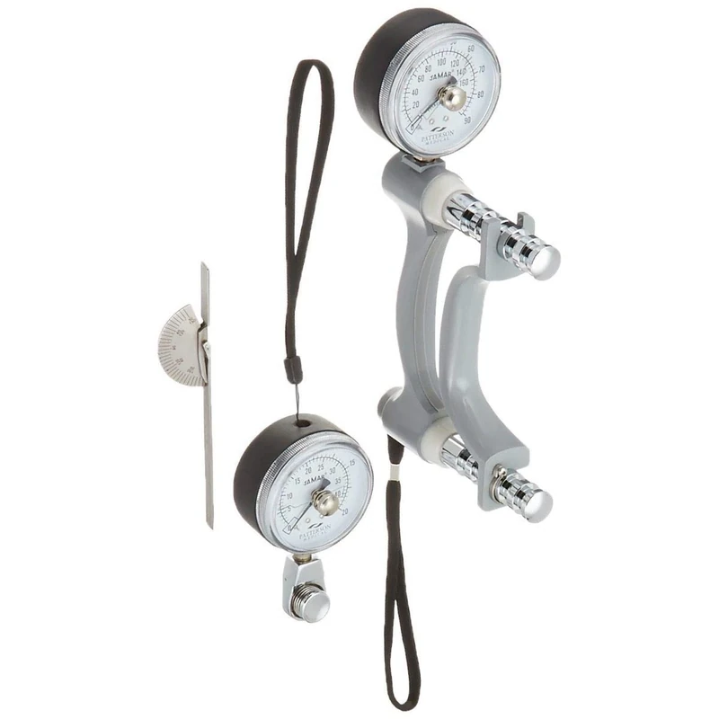 Jamar Hydraulic Hand Evaluation Kit, Lightweight Tool, PSI, Max Force Indicator, Helps to Improve and Strengthen Grip, Adjustable Exerciser