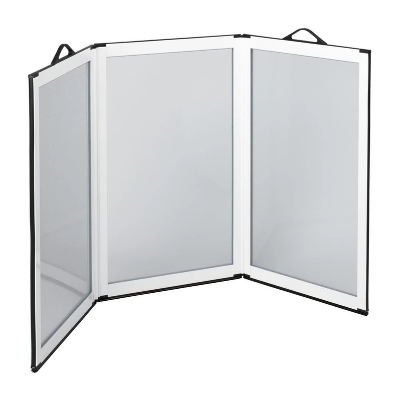 Performance Health Folding Shower Screen – Three Panel Shower Screen, Wet Room Floor Barrier & Shower Glass Panel – Portable Walk In Shower Screen for Bathrooms & Shower Cabins – 81.5cm x 147.4cm