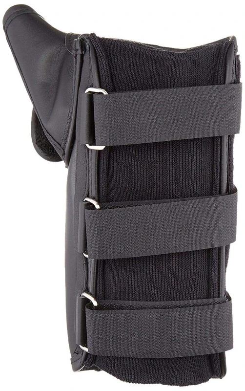Rolyan D-Ring Wrist and Thumb Spica Splint, Helps Decrease Discomfort and Inflammation, Prevents Unwanted Flexion or Extension, Right Hand, Medium