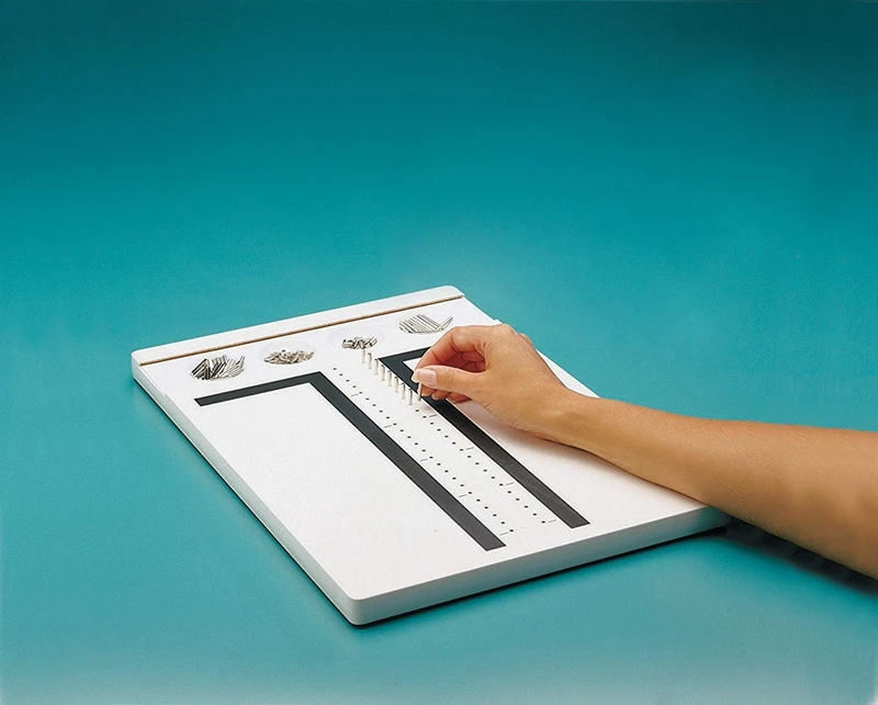 Jamar Pegboard Test, Fine and Gross Motor Skill Games to improve Motor Coordination, Finger and Hand Dexterity, Peg Hand Exercise Game for Rehabilitation, Occupational Therapy, and Physical Therapy