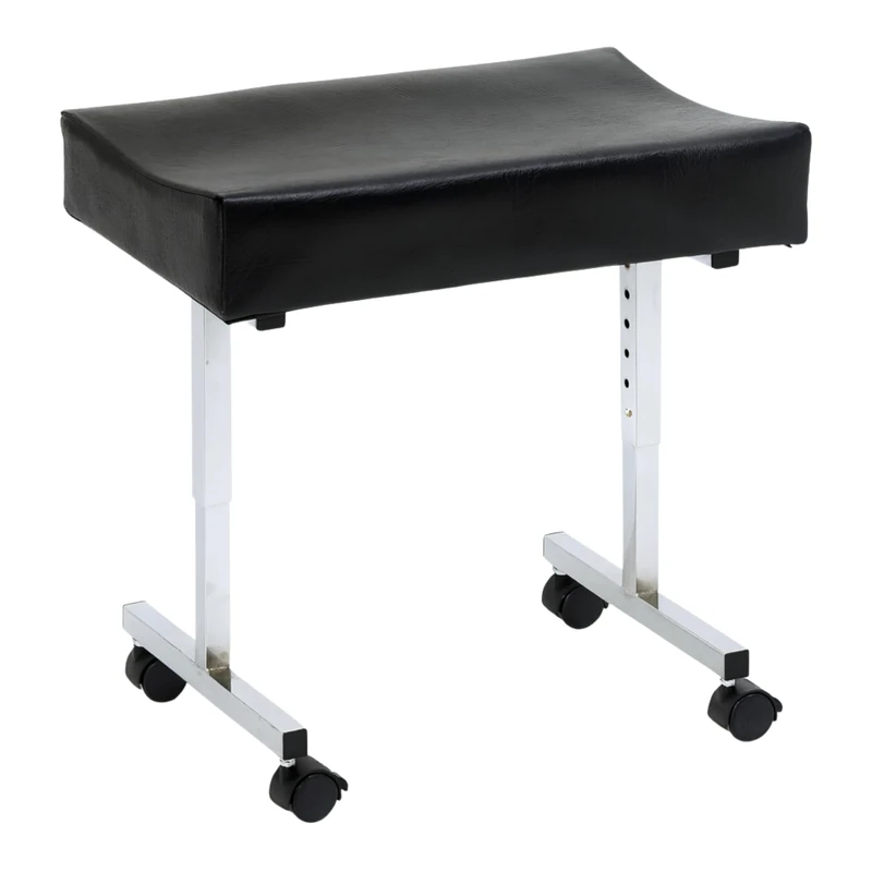 DAYS Adjustable Footstool – Supportive Foots tool with Castors, Height Adjustable Foot Rest Under Desk, Ergonomic Footrest for Living Room & Office, Comfortable & Stable Leg Support for Elderly