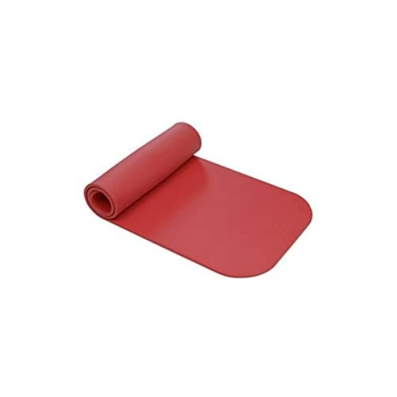 AIREX Coronella Exercise Mat – Durable Foam Yoga, Pilates & Workout Mat for Physical Therapy, Fitness & Rehab – Non-Slip, Water-Resistant Surface for Stability & Comfort – Red, 185 x 60 x 1.5cm