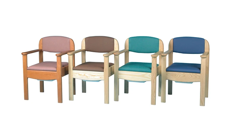 Gordon Ellis Royale Wooden Commode Chair Pink