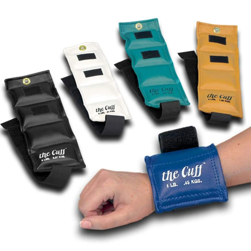 Cuff Weights, Colour-Coded Cuff Weights with Contoured Design for Comfortable Fit on Wrist or Ankle, Ideal for Strength Training and Rehabilitation, Tan, 8kg - Image 1