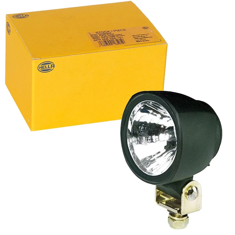 HELLA 1G0 996 176-171 Halogen-Worklight - Modul 70 - 12V - Bolted/mounting - Vertical/Swivelling Mounting Bracket - Short distance lighting - Cable: 2000mm - Plug: open cable ends