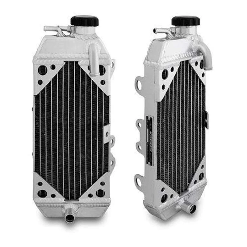 Mishimoto MMDB-CR85R-97X Braced Aluminium Dirt Bike Radiator Compatible With Honda CR85R 1997-2008 Silver