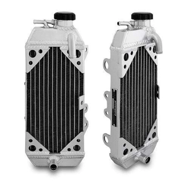 Mishimoto MMDB-KX450F-06RX Braced Aluminium Dirt Bike Radiator Compatible With Kawasaki KX450F 2006-2007 Silver