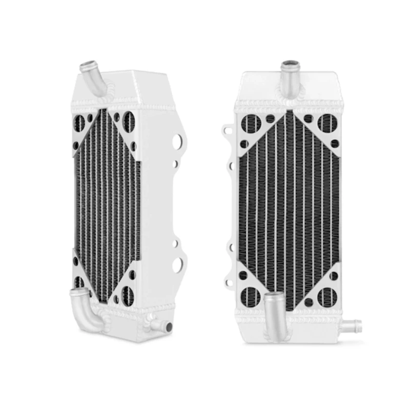 Mishimoto MMDB-RMZ250-04RX Braced Aluminium Dirt Bike Radiator Compatible With Suzuki RMZ250 2004-2006 Silver