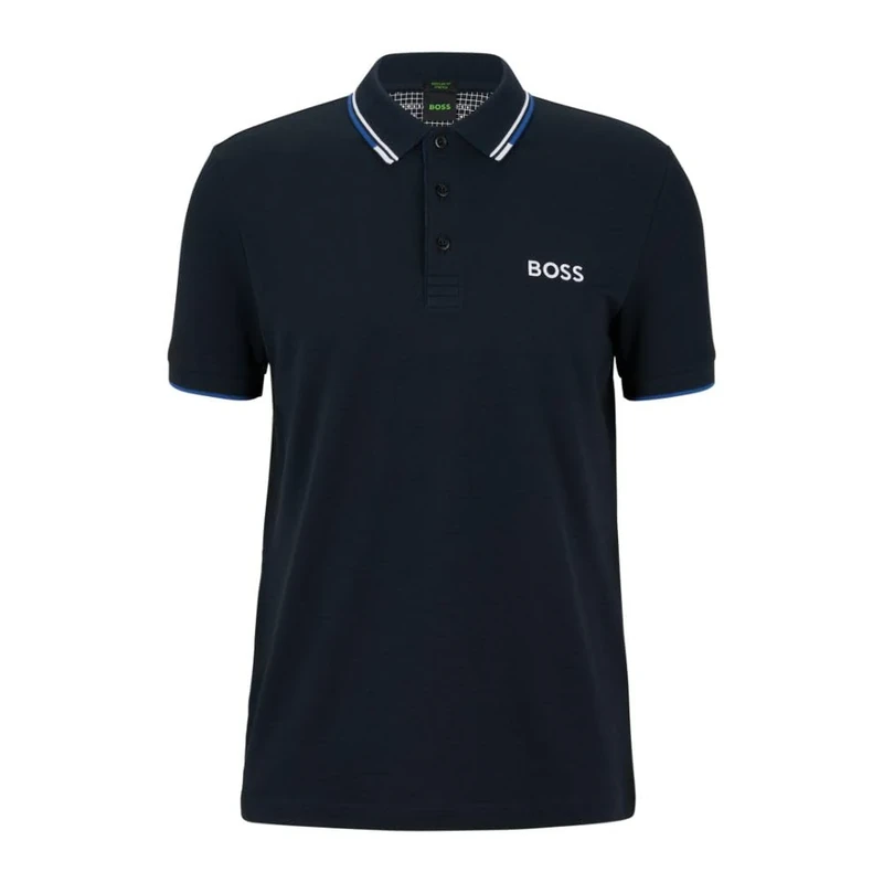BOSS Men's Paddy Polo Shirt, Navy, Medium