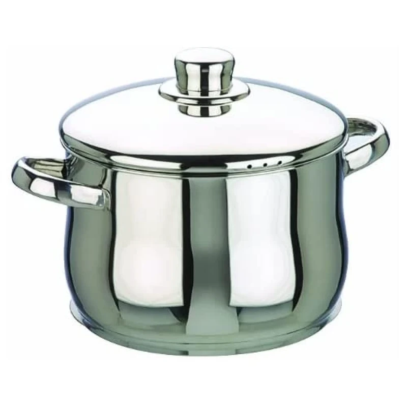 Ibili 662228 - Oslo Olla bombada con tapa INOX 28 cm