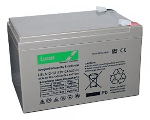 Mobility Lucas 12V 12amp AGM Battery Spade End Terminal