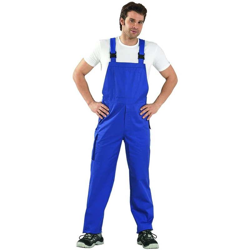 Planam 5345090 Size 90 "Food" Dungarees - Royal Blue