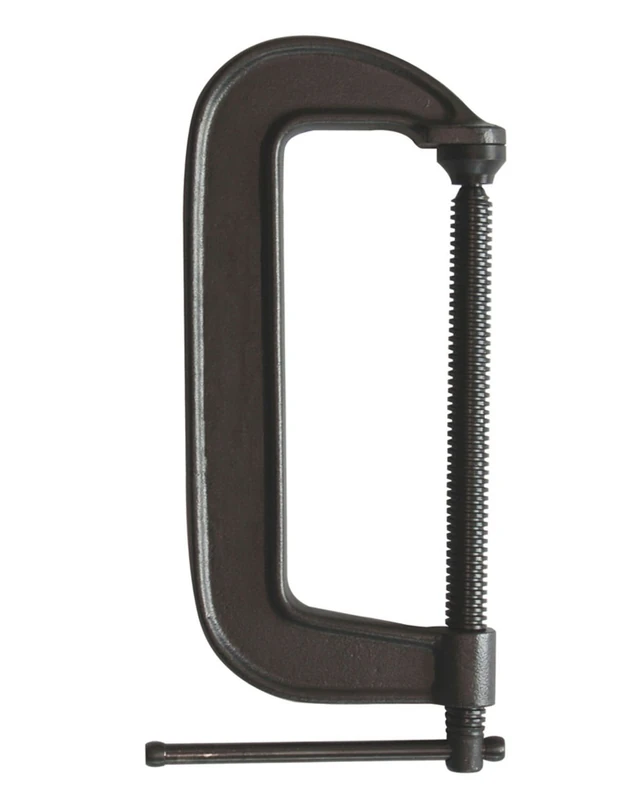 Bessey 540-10 Ductile Alloy Cast Clamp with 10" Capacity x 3 5/8" Throat Depth & 2,850 lb Clamping Force, Black