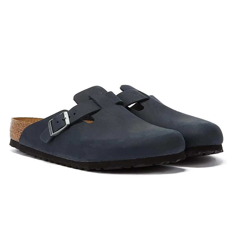 Birkenstock Unisex Boston 5913 UK3 Black Slides Sandal 3.5 UK 36 EU - Image 1