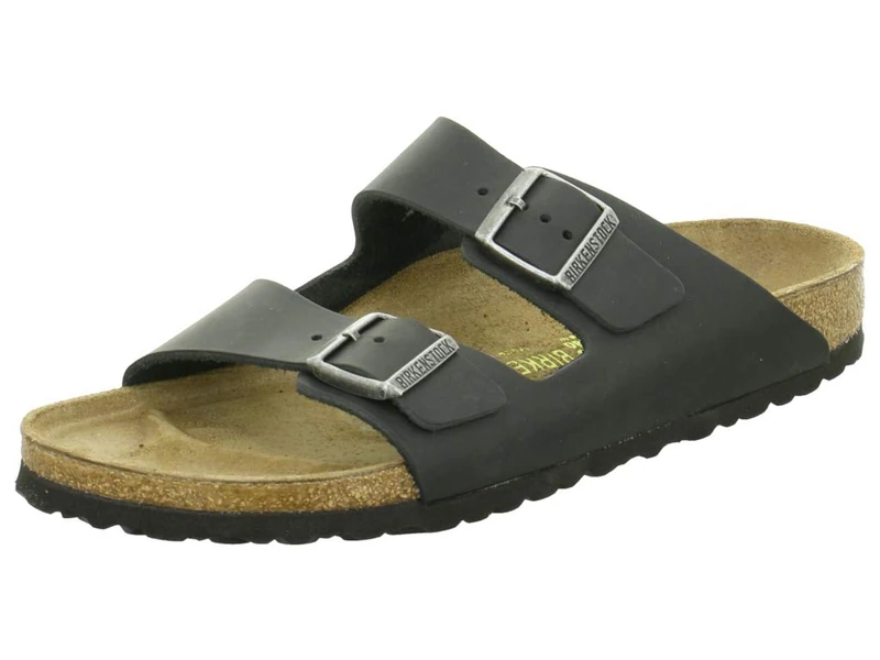 Birkenstock Arizona, Unisex-Adults Open Toe Sandals, Black, 7 UK (40 EU)