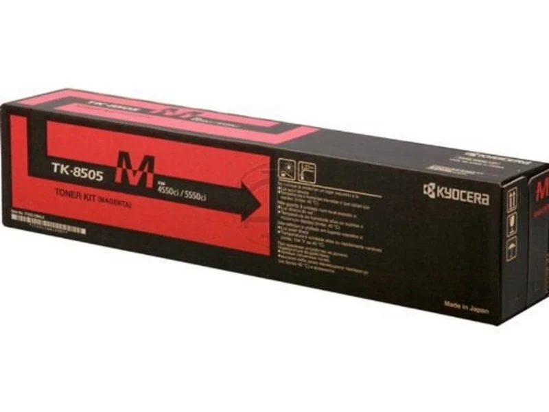 Kyocera Toner Cartridge TK-8505 M - MAGENTA - 20.000 Pages High Capacity Genuine Premium Printer Toner - 1T02LCBNL0 - T02LCBNL - for TASKalfa 4550ci, TASKalfa 5550ci, TASKalfa 4551ci, TASKalfa 5551ci