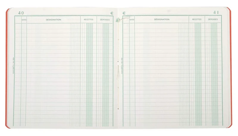 EXACOMPTA Stick 21 X 19CM RECEIPS-Expenses 80 Pages X 5