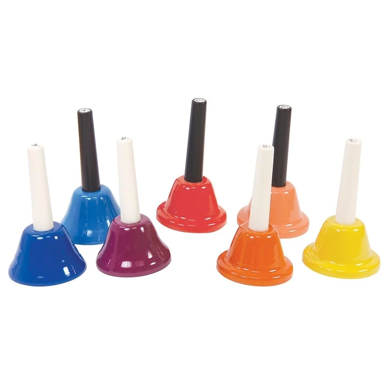 Boomwhackers BWHBEX Expanded Range Chroma Notes Hand Bells - Image 1