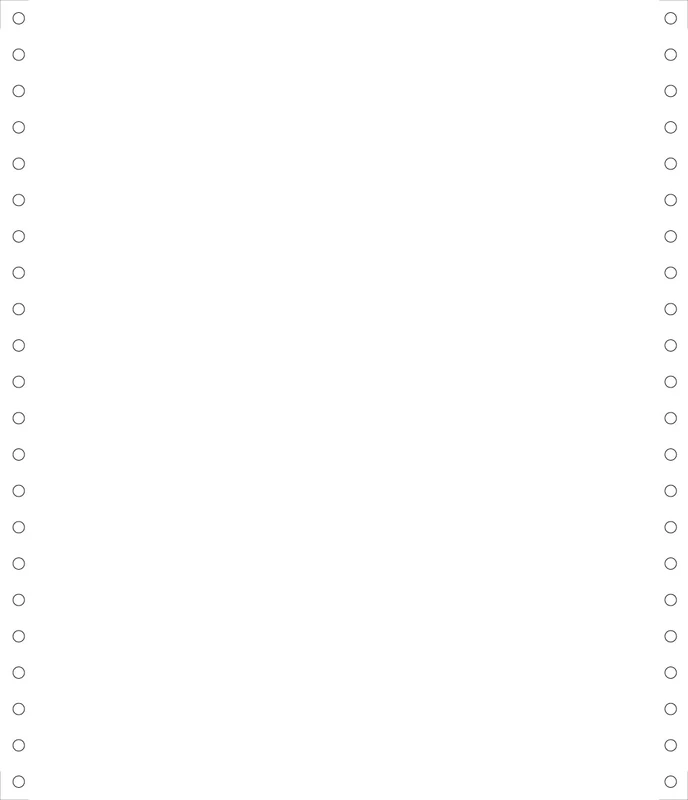 Exacompta - Ref. 62111E - 2000 listing sheets 240X11 white 1 PLY 60GR BCD