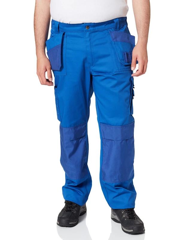 DASSY® Oxford Trousers with holster pockets and knee pockets - size 56 - ROYAL BLUE