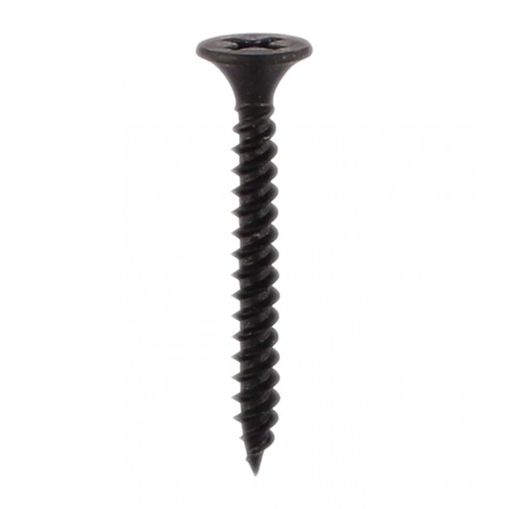 TIMCO PH2 Philips Drywall Screws - 3.5 x 25 - Black - Box of 1000