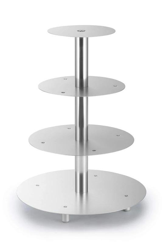 Thermohauser 5000163925 Cake Stand Round 4 Levels Aluminium