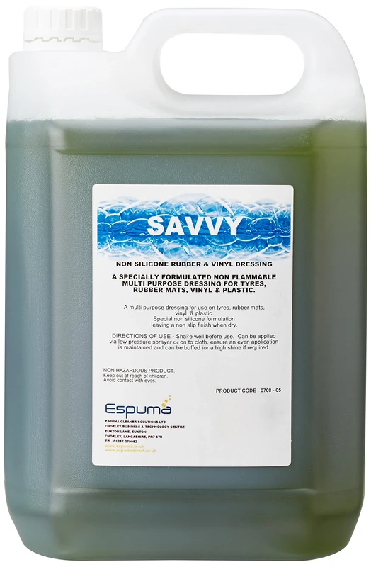 Espuma 0708-05 5L Savvy Rubber and Vinyl Dressing