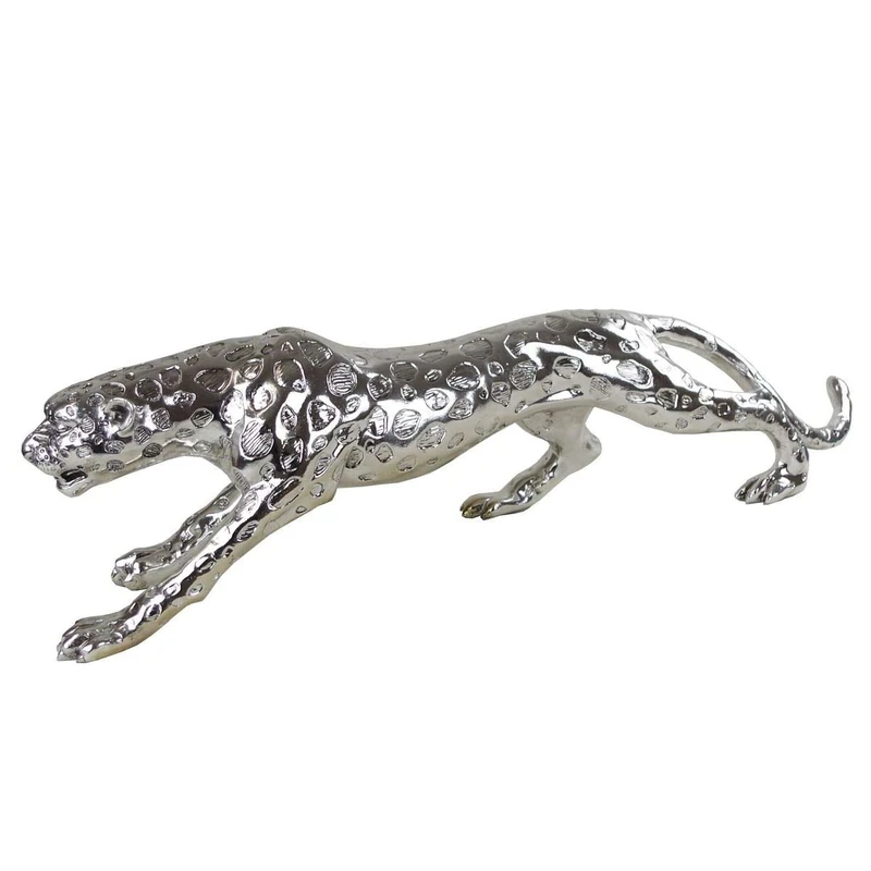 Casablanca modernes Design Decorative Figurine, Resin, Silver Colours, Höhe 20 cm