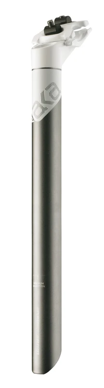 Truvativ Aka Seatpost 0 mm Offset - 400 x 31.6 mm, Ice Grey - Image 1