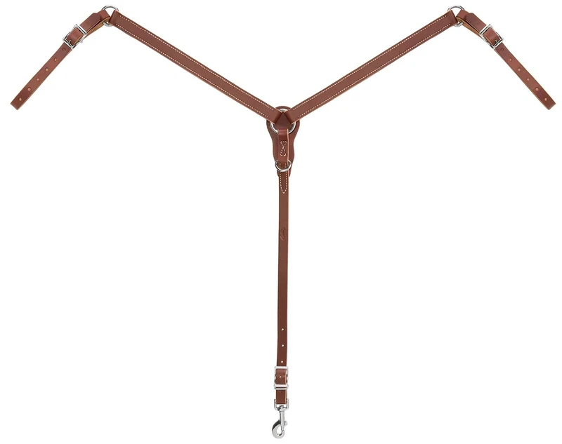 Weaver Leather Slim Ring-in-Center Pony Breast Collar, Sunset